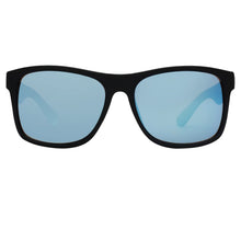 Load image into Gallery viewer, Guess Sunglass Mens Matte Black Rectangle Plastic, Blue Mirror Lens GF0203. 2X