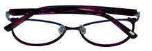 Load image into Gallery viewer, Jones New York Unisex Round Purple Metal Eyewear Frame, J492 . 52mm