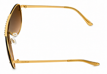 Load image into Gallery viewer, Guess Mens Rose Gold Shield Sunglasses, Pink Gradient Lens. GO00039. 28F