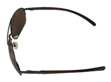 Load image into Gallery viewer, Timberland Sunglass Mens Brown Rimless Metal Aviator, Solid Brown Len TB7113 12G