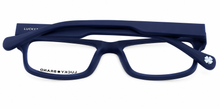 Load image into Gallery viewer, Lucky Big Kids Ophthalmic Rectangle Matte Blue Plastic Frame. D804 46mm