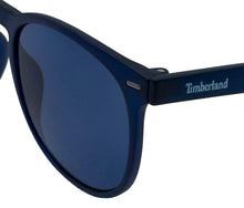 Load image into Gallery viewer, Timberland Matte Blue Mens Plastic Soft Square Sunglass, Blue Lens TB7214 91V