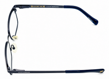 Load image into Gallery viewer, Lucky Mens Ophthalmic Soft Rectangle Metal Frame. D803 Blue. 46mm