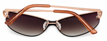 Load image into Gallery viewer, Guess Unisex Gold Front Mount Shield Sunglass , Mirror Lens GO00007 32X (Copy)