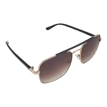 Load image into Gallery viewer, Kenneth Cole Reaction Metal Mens Square Shiny Gold Sunglass KC1355 32F