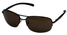 Load image into Gallery viewer, Timberland Sunglass Mens Brown Rimless Metal Aviator, Solid Brown Len TB7113 12G