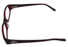 Load image into Gallery viewer, Jones New York Womens Burgundy Plastic Rectangle Eyewear Frame. J747. 53mm