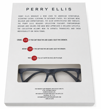 Load image into Gallery viewer, Perry Ellis Mens 3 Pack Plastic Rectangle Reading Glass PEBX 53 2.5