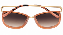 Load image into Gallery viewer, Esprit Sunglass Womens Tortoise Brown Square Plastic Fashion Wrap 39073. 515