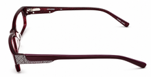 Load image into Gallery viewer, Converse Mens Eyeglass Rectangle Plastic Frame Invent Burgundy. 54mm