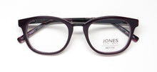 Load image into Gallery viewer, Jones New York Purple Mens Plastic Soft Square Eyewear , J234. 47mm
