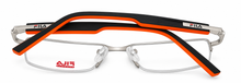 Load image into Gallery viewer, Fila Mens Silver Rectangle Rimless Metal Eyewear Frame FO0007 03 53mm
