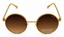 Load image into Gallery viewer, Kenneth Cole Reaction Mens Sunglass Round Gold Metal Gradient Lens KC1321 32F