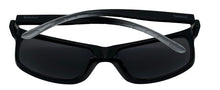Load image into Gallery viewer, Timberland Mens Shiny Black Plastic Rectangle Wrap Sunglass TB7255. 1C