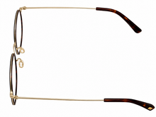 Load image into Gallery viewer, Jones New York Mens Square Tortoise Gold Metal Eyewear Frame, J360. 49mm