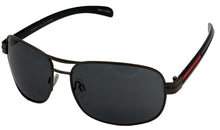 Load image into Gallery viewer, Perry Ellis Mens Sunglass Gunmetal / Metal Aviator Smoke Lens PE74 2