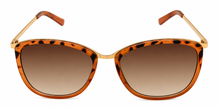 Load image into Gallery viewer, Esprit Sunglass Womens Tortoise Brown Square Plastic Fashion Wrap 39073. 515