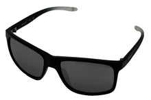 Load image into Gallery viewer, Timberland Mens Shiny Black Plastic Rectangle Wrap Sunglass TB7255. 1C