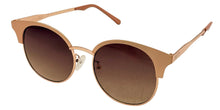 Load image into Gallery viewer, Kenneth Cole Reaction Mens Rose Gold Sunglass Round Metal Gradient KC1314 29F