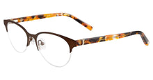 Load image into Gallery viewer, Jones New York Womens Rimless Oval Brown Metal Eyewear Frame. J145 48mm