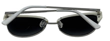Load image into Gallery viewer, Kenneth Cole Reaction Mens White Silver Round Metal Sunglass KC1398. 21N