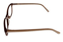 Load image into Gallery viewer, Share Jones New York Mens Brown Taupe Plastic Rectangle Eyewear Frame J237 47mm