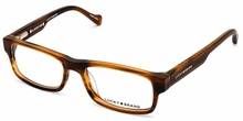 Load image into Gallery viewer, Lucky Big Kids Ophthalmic Rectangle Brown Horn Plastic Frame. D804 46mm