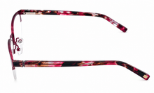 Load image into Gallery viewer, Jones New York Womens Rimless Oval Burgundy Metal Eyewear Frame. J145 48mm