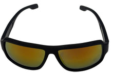 Load image into Gallery viewer, Timberland Sunglass Mens Shiny Black Plastic Rectangle, Mirror Lens TU00018. 1U