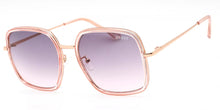 Load image into Gallery viewer, Guess Sunglass Womens Rose Gold Oversized Square Plastic, GF0389. 28T