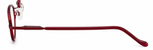 Load image into Gallery viewer, Bob Mackie Mens Red Oval Metal Eyewear Frame. BM 853. 46mm