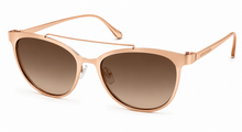 Load image into Gallery viewer, Lucky Brand Women Rose Gold Metal Cateye Sunglass, Gradient Lens D2007