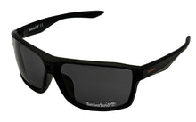 Load image into Gallery viewer, Timberland Matte Black Mens Plastic Rectangle Sunglass, Smoke Lens TB7235 2A