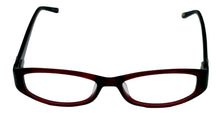 Load image into Gallery viewer, Jones New York Womens Burgundy Plastic Rectangle Eyewear Frame. J747. 53mm