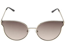Load image into Gallery viewer, Guess Sunglass Women's Gold Metal Cat eye, brown Gradient Lens GF0353. 32F