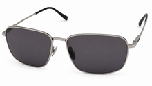 Load image into Gallery viewer, John Varvatos Mens Silver Rectangle Metal Aviator Sunglass V548