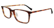 Load image into Gallery viewer, Lucky Mens Soft Rectangle Tortoise Plastic Frame. D410. 54mm