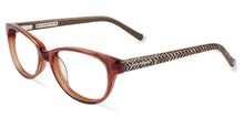 Load image into Gallery viewer, Share Lucky Brand Big Kids Eyeglass Brown Soft Rectangle Plastic D701 46mm