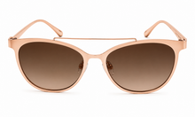Load image into Gallery viewer, Lucky Brand Women Rose Gold Metal Cateye Sunglass, Gradient Lens D2007