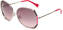 Load image into Gallery viewer, Lucky Brand Nose Guard Unisex Square Oversized Fashion Sunglasses, Gold