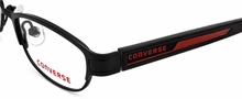 Load image into Gallery viewer, Converse Ophthalmic Eyeglass Soft Rectangle Metal Frame Gizmo Black. 47mm