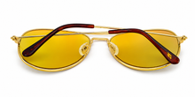 Load image into Gallery viewer, Tony Hawk Mens Sunglass Classic Gold Metal Aviator, Yellow Mirror Lens TH47 3