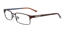 Load image into Gallery viewer, Lucky Mens Ophthalmic Soft Rectangle Metal Frame. D801 Brown . 49mm