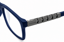 Load image into Gallery viewer, Chopard Mens Rectangle Matte Dark Blue Plastic Eyewear Frame VCH162 991 54mm
