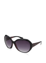 Load image into Gallery viewer, Kenneth Cole Reaction Plastic Womens Sunglass Black, Gradient Lens KC1221 5B