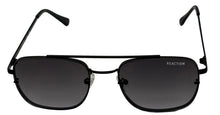 Load image into Gallery viewer, Kenneth Cole Reaction Satin Black Mens Metal Square Front Mount, KC1399 1B