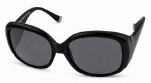 Load image into Gallery viewer, John Galliano Black Oversized Rectangle Plastic Sunglasses JG0022 1B