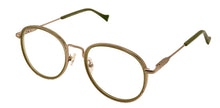 Load image into Gallery viewer, Share Lucky Brand Men's Green Soft Square Metal Eyeglass Frame D118. 51mm