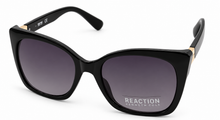 Load image into Gallery viewer, Kenneth Cole Reaction Womens Plastic Cat Eye Black Sunglass KC1387. 1B