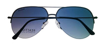 Load image into Gallery viewer, Kenneth Cole Reaction Gunmetal Gradient Smoke Aviator Sunglasses. KC1307. 8B